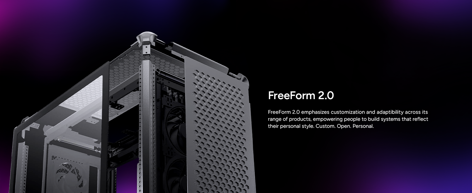 Cooler Master MasterFrame 600 Black ATX Mid-Tower PC Case