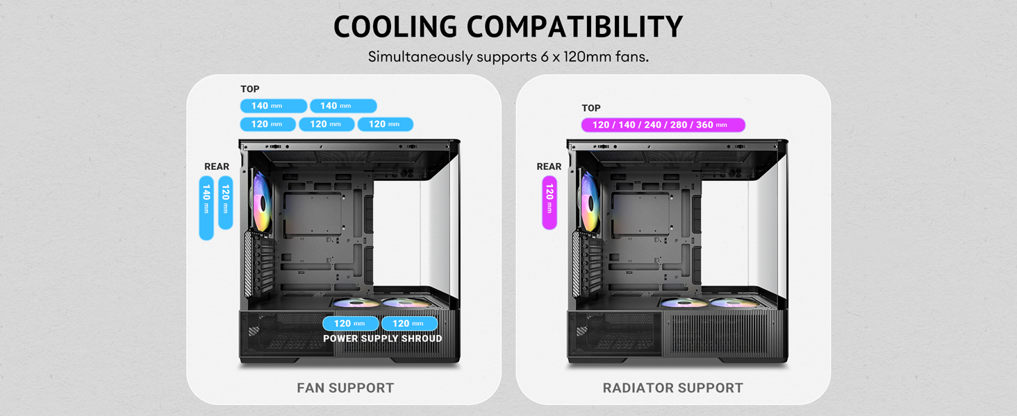 Antec C6 Curve ARGB Mid-Tower Case