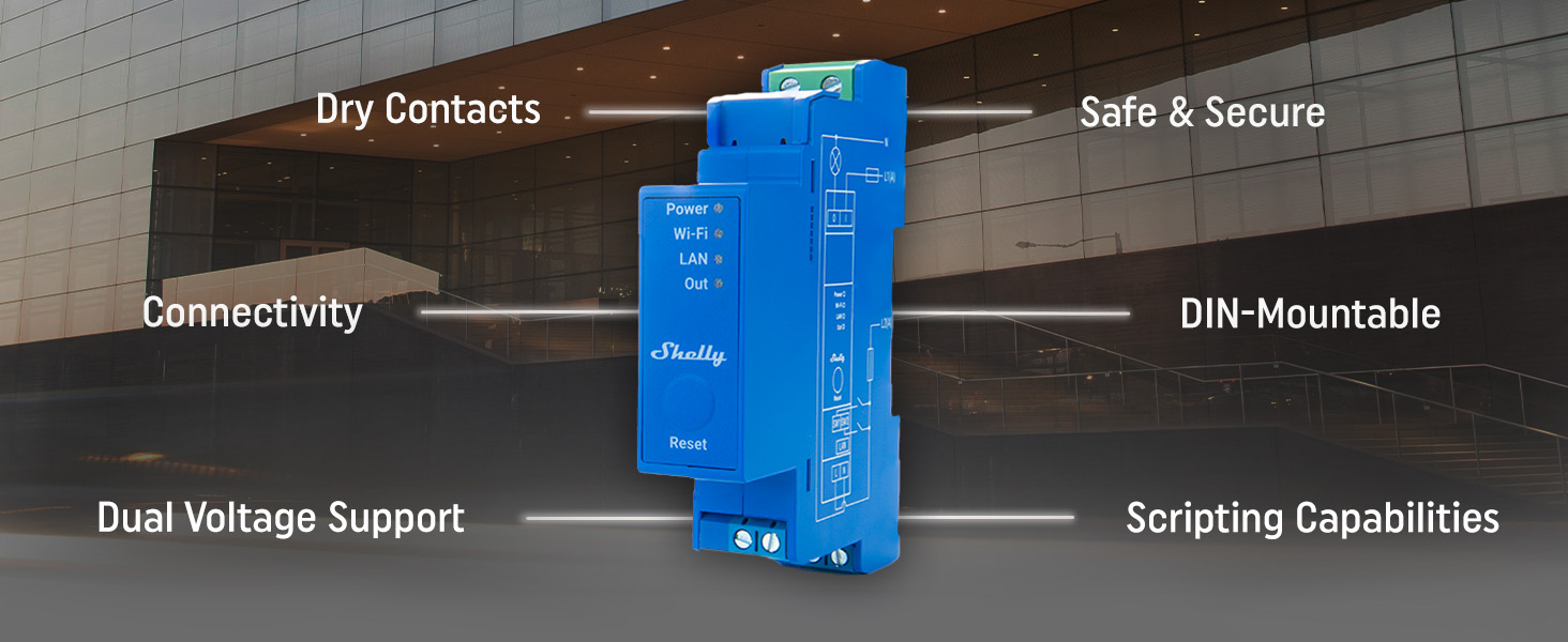 Shelly Pro 1 - Product Features