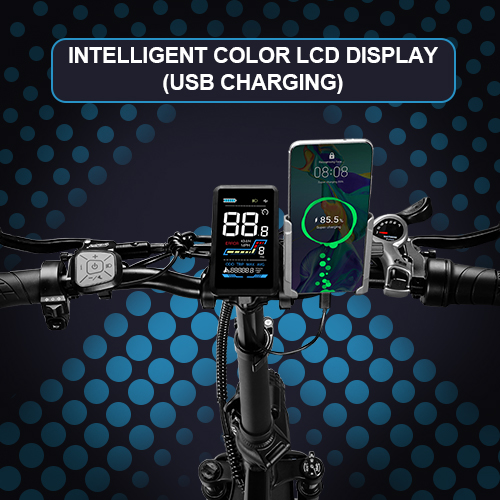 Upgrade Color (USB Charging Port) LCD Display