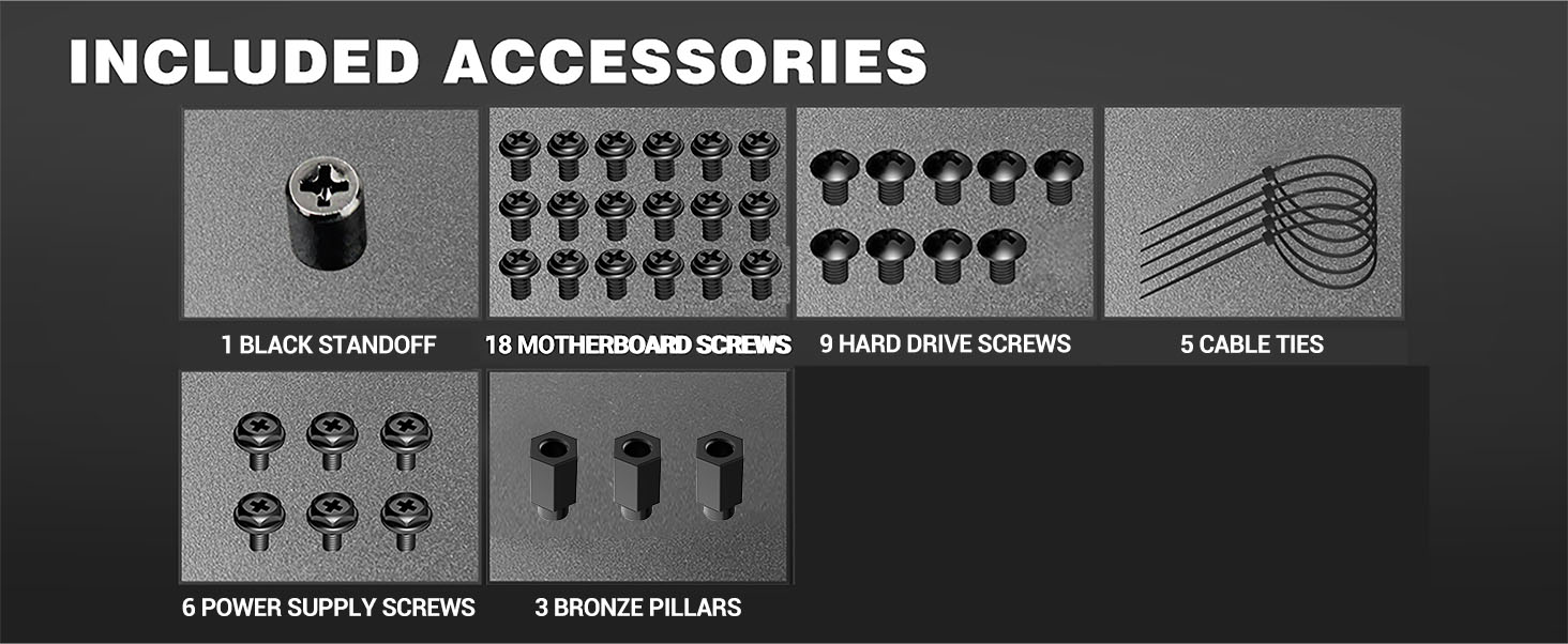 SAMA V60E Mid-Tower  Black Computer Case