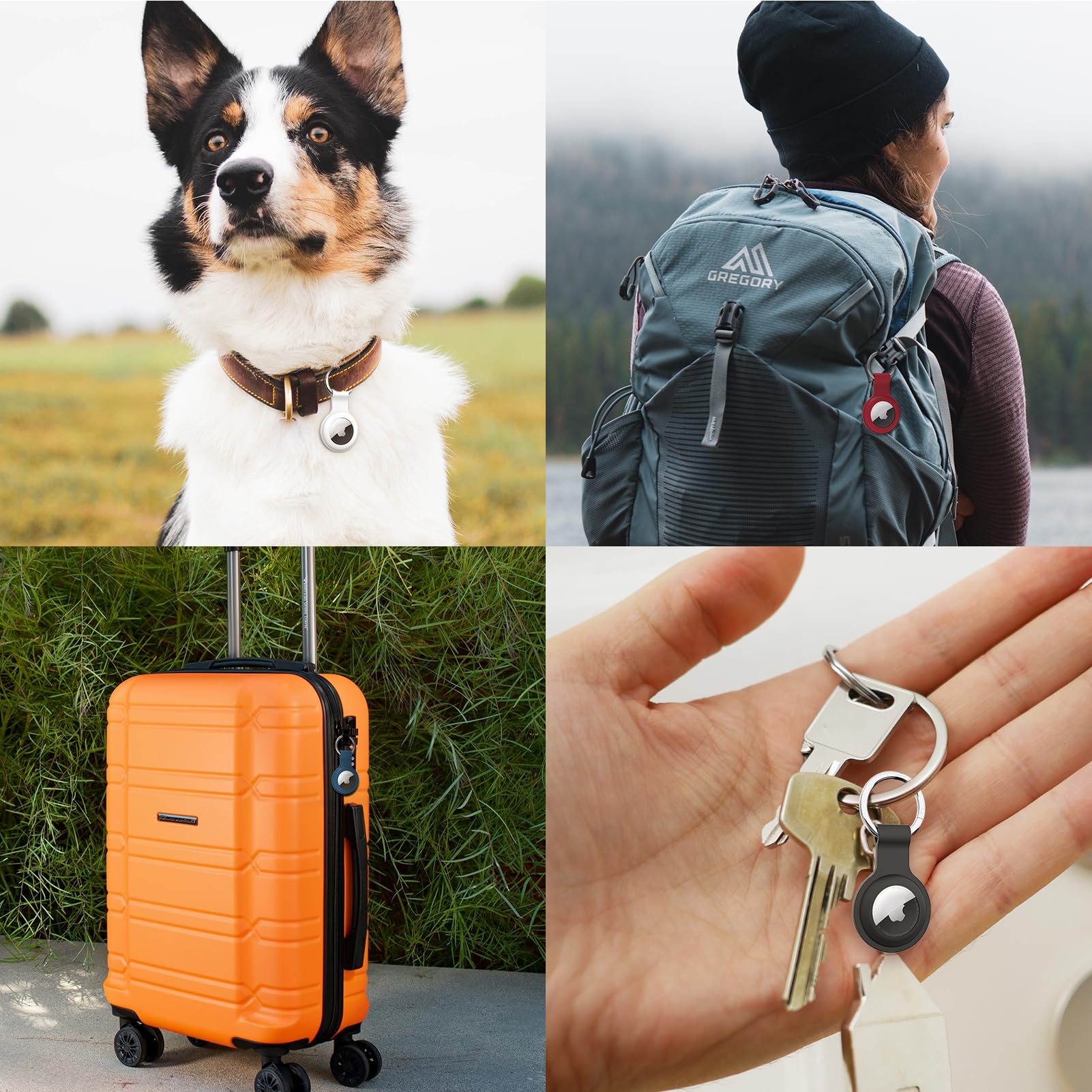 AirTag Case Keychain Air Tag Holder