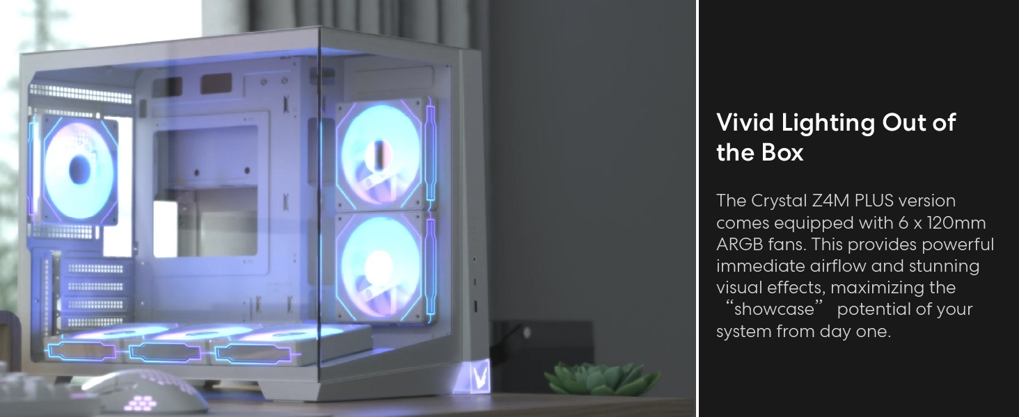 Formula V Line Crystal Z4M Plus Mid-Tower PC Case