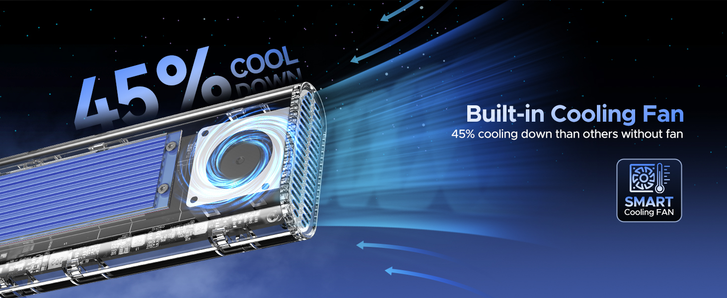 Built-in Cooling Fan