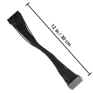 24 Pin to 24 Pin Extension Cable  Our J&amp;D Tech 24 Pin Motherboard Power Extension Cable features one