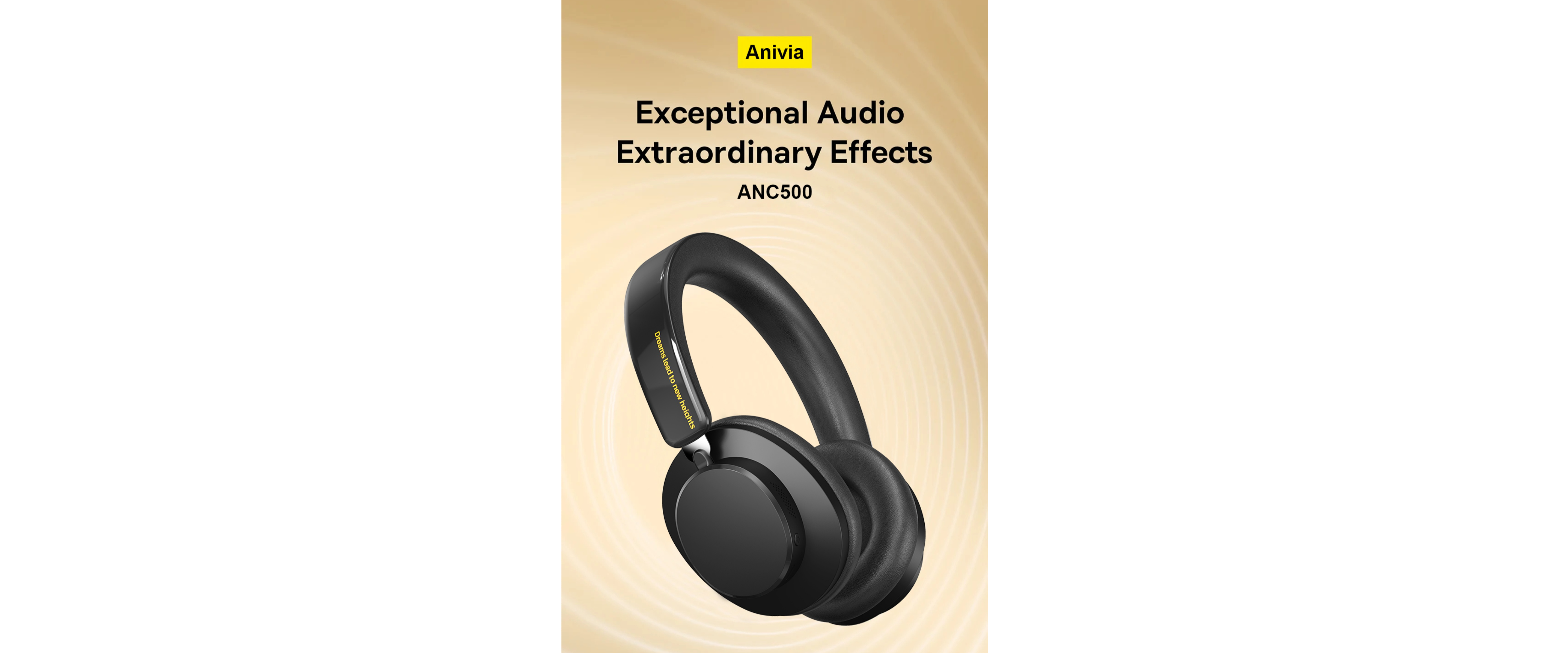 EACH ANC500, premium over ear headphones, product shot