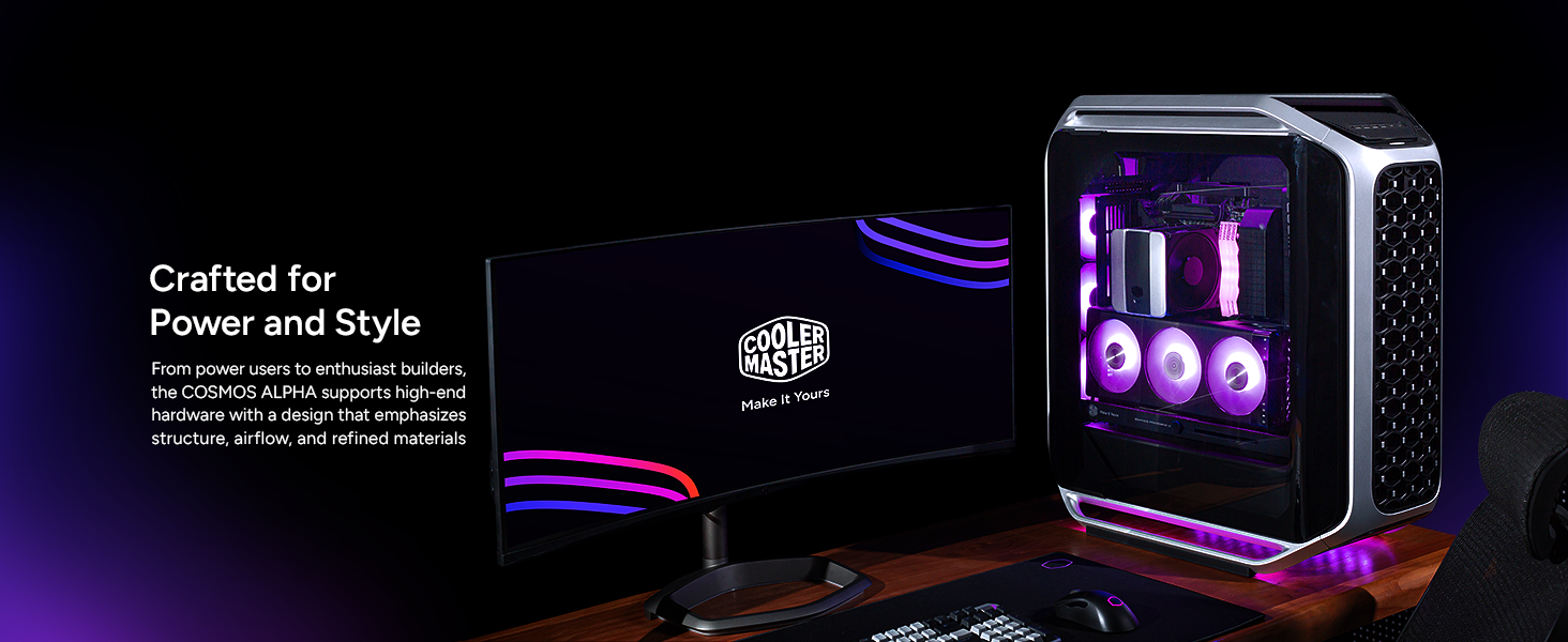 Cooler Master Cosmos Alpha Full Tower ATX PC Case 