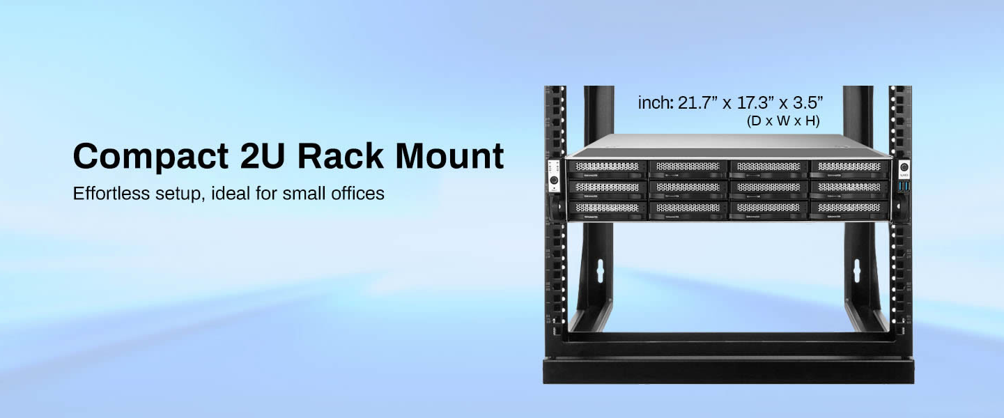 compact 2u rack mount