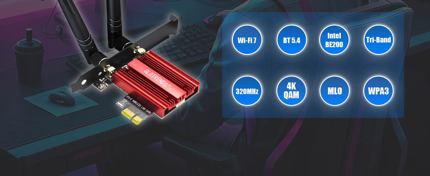 Wi-Fi 7 PCIE Card