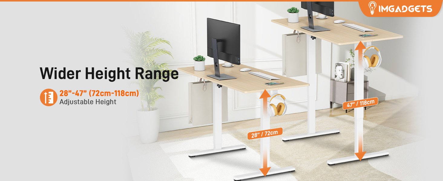 Adjustable Electric Desk 40"