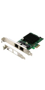 dual 1000M Ethernet Lan Card