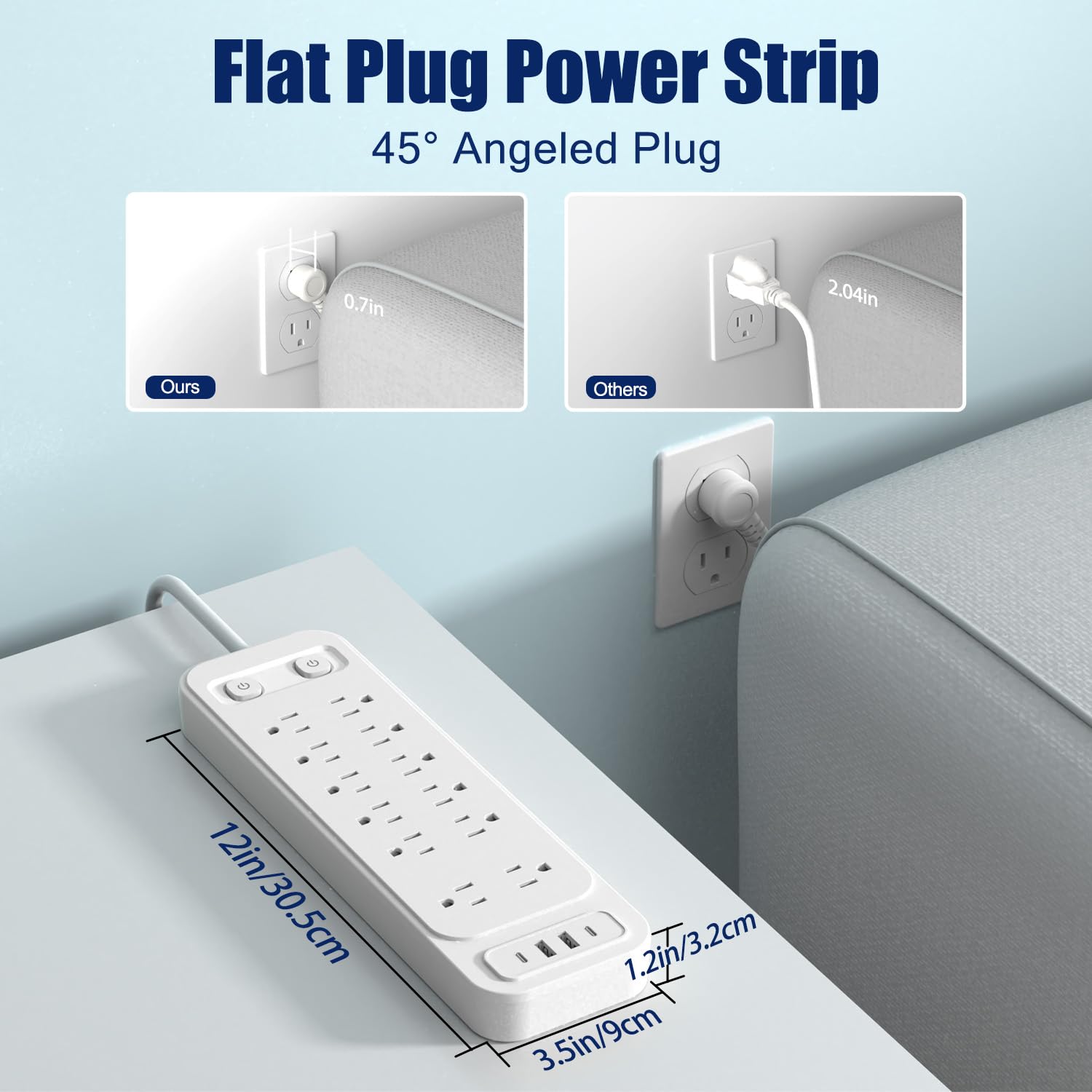 Reserve more space for plugs The multi-contact connectors are spaced 1.1 inches apart between insert