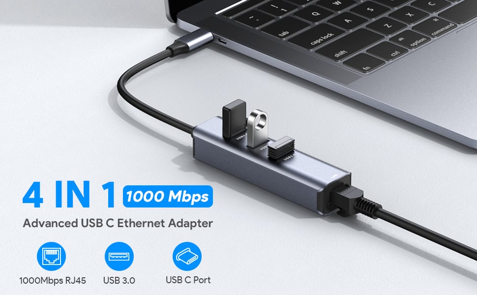 USB C to Ethernet Adapter