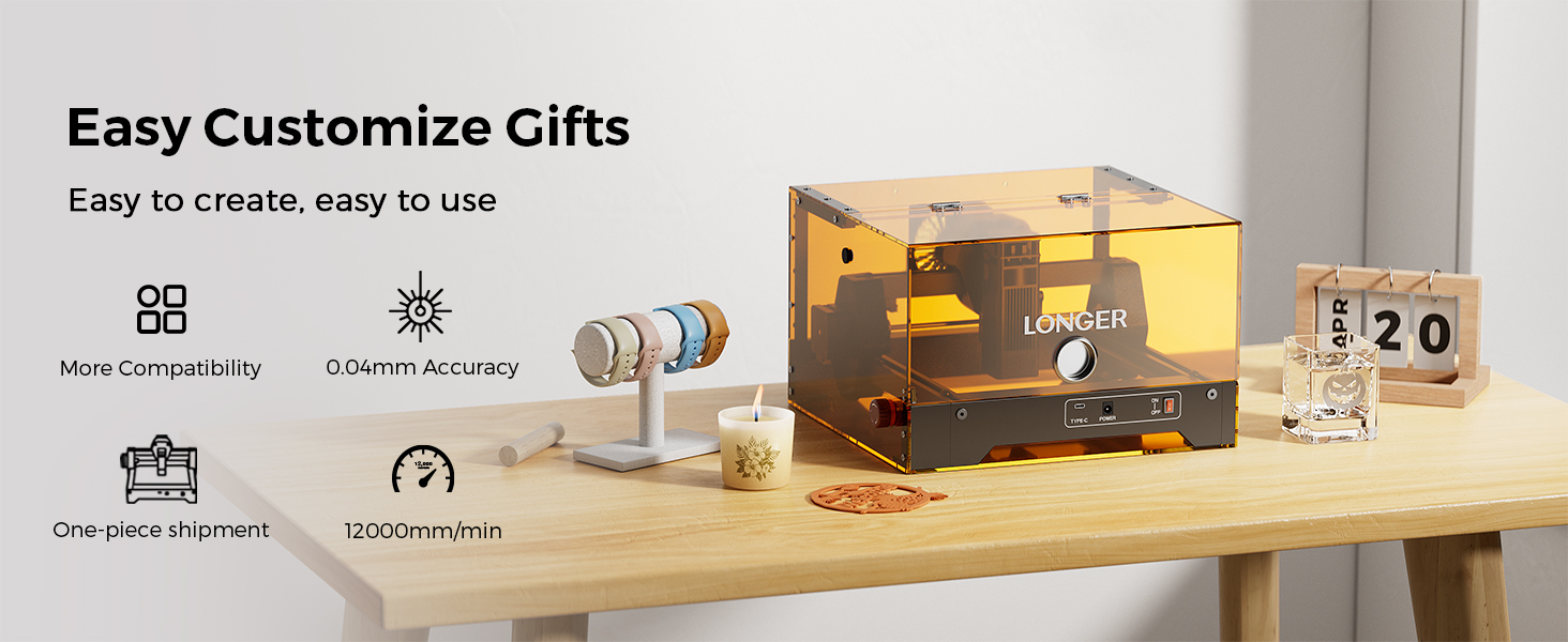 miniS laser engraver with enclosure