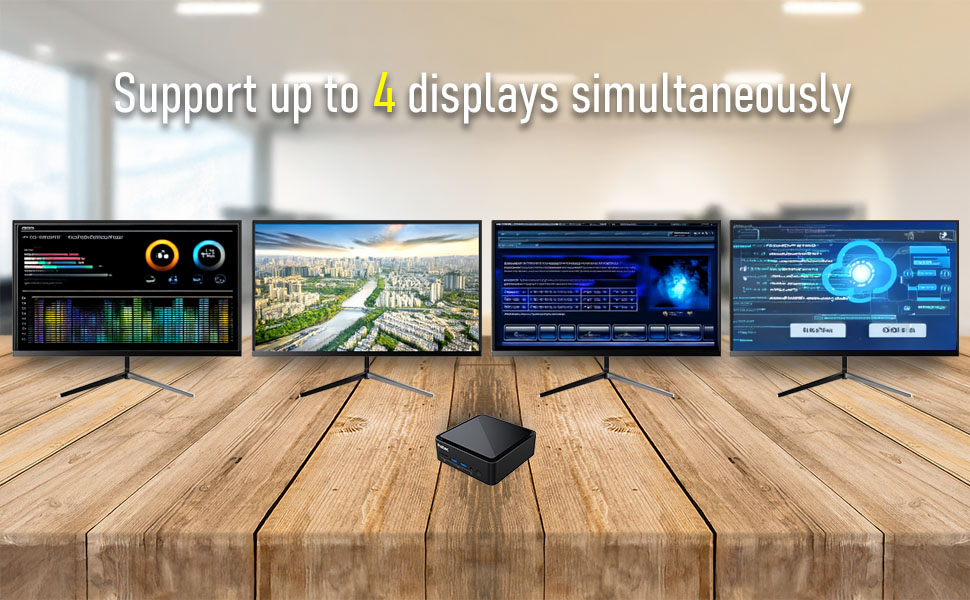 4 displays