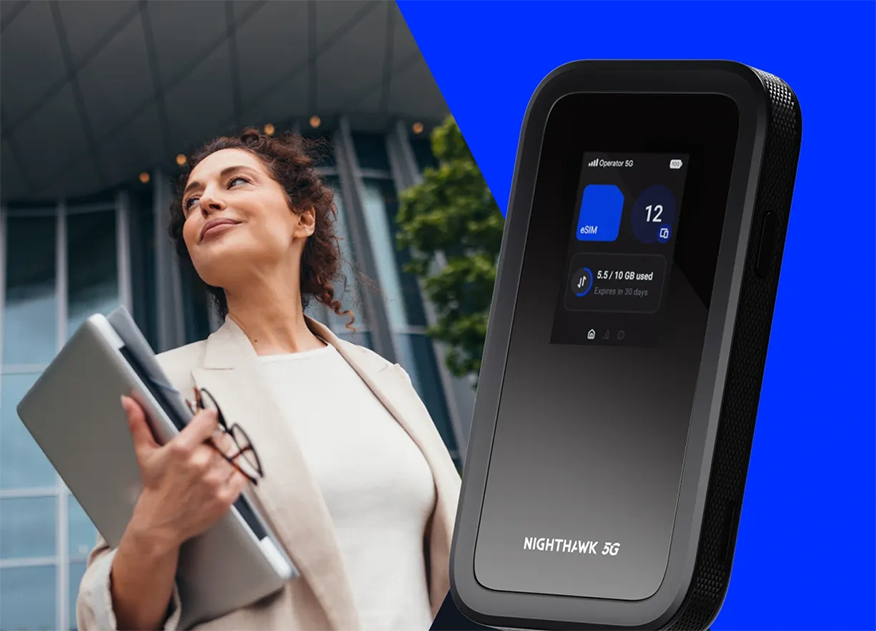 Netgear Nighthawk MH7150-100PAS 5G M7 Portable WiFi Hotspot with eSIM