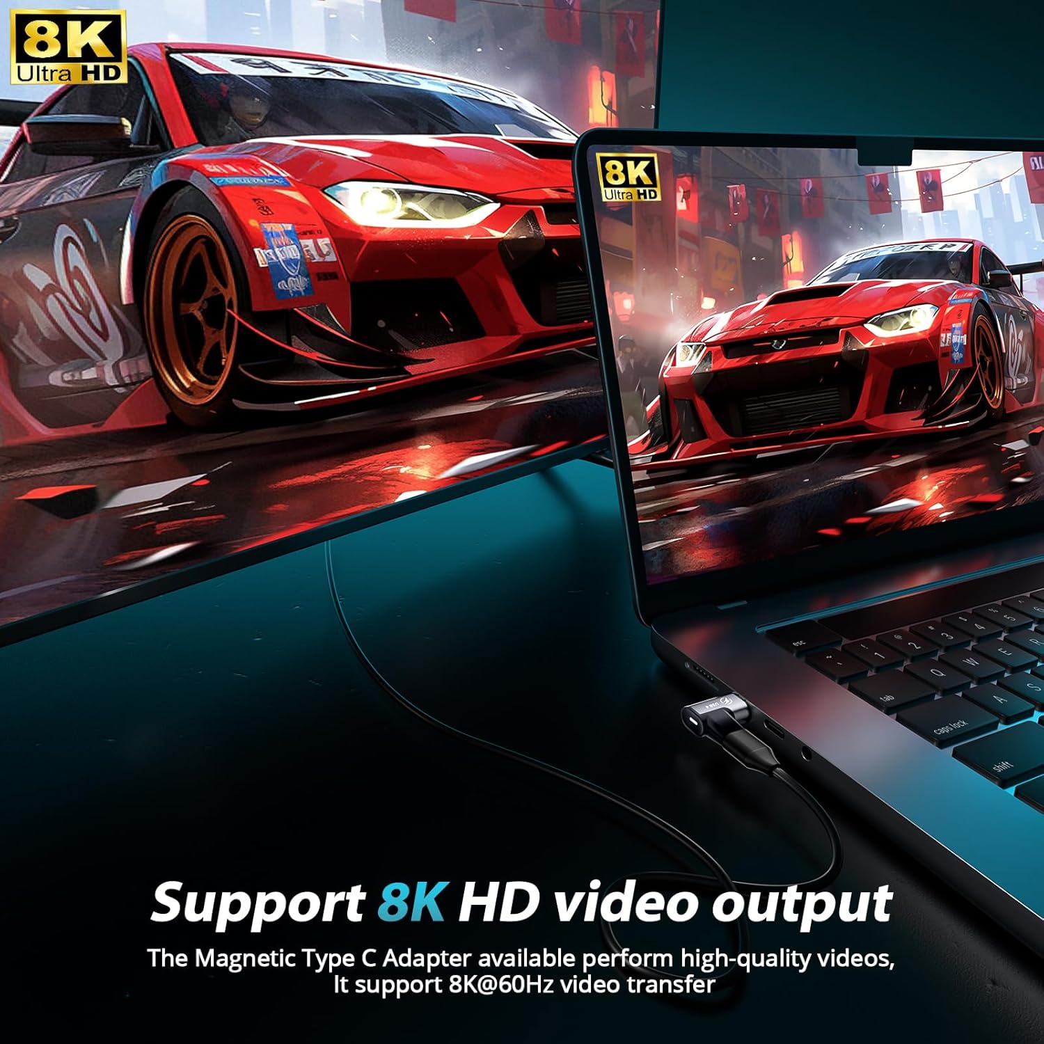 Elbow USB C Magnetic Adapter