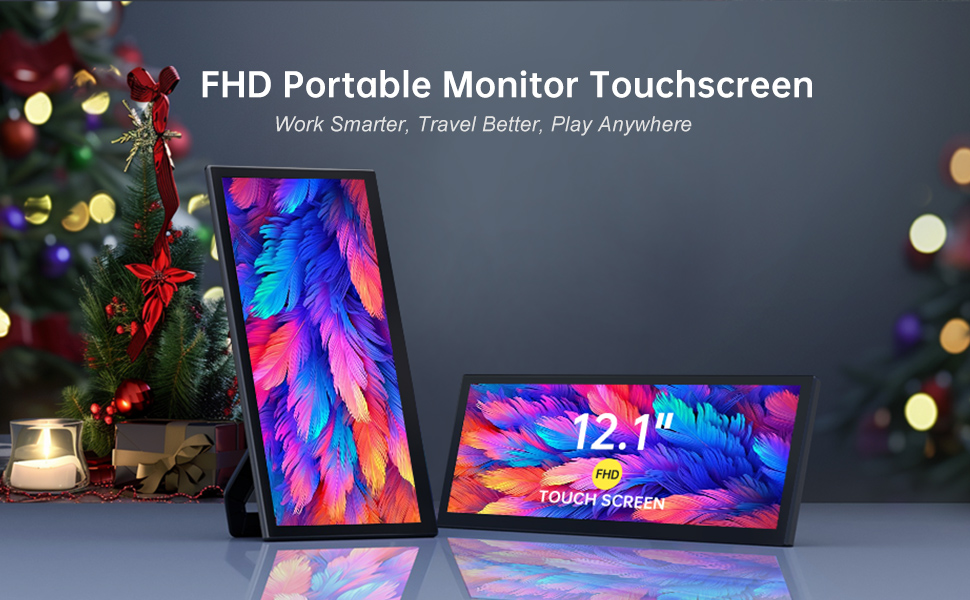 FHD Portable Monitor Touchscreen