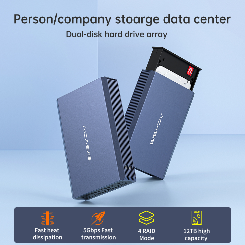 Dual-disk Hard Drive Array