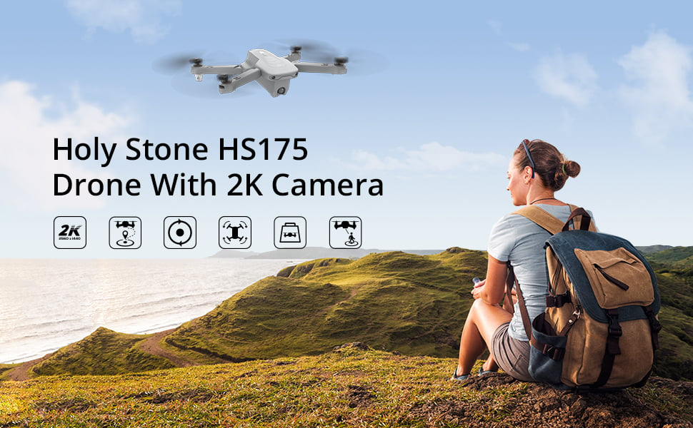 Holy Stone HS175 Drone with Camera for Adults 2K UHD, GPS Auto ...