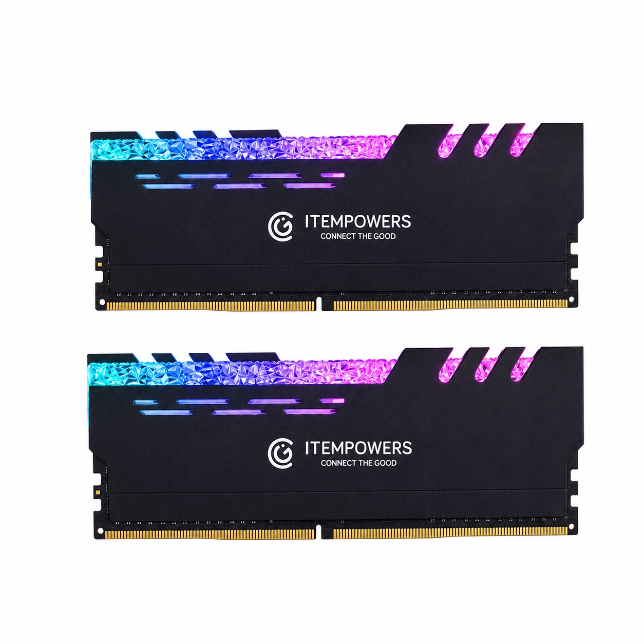ITEMPOWERS 32GB (2×16GB) DDR5 6000MHz RGB Gaming RAM, Dual Channel