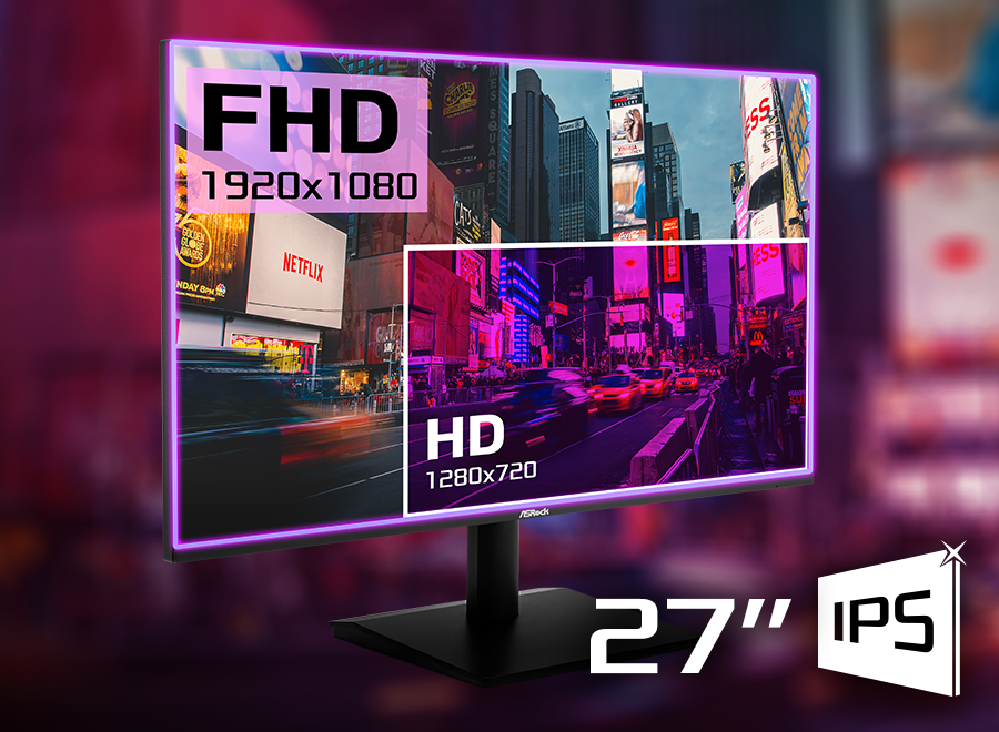 ASRock Challenger Series CL27FFBE Gaming Monitor