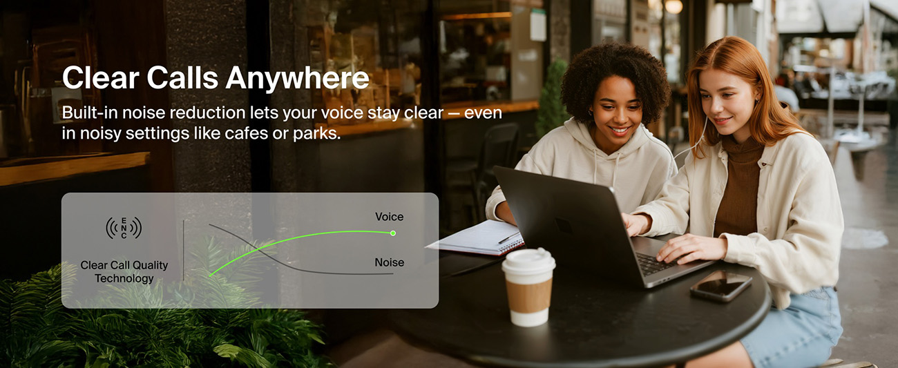 Belkin SoundForm ANC Wired Earbuds (USB-C) - White
