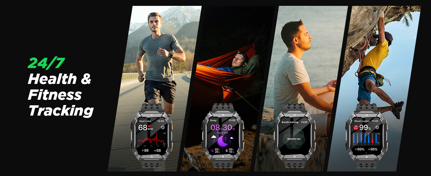 2025 Rugged Military Ultra-Tactical Smart Watch