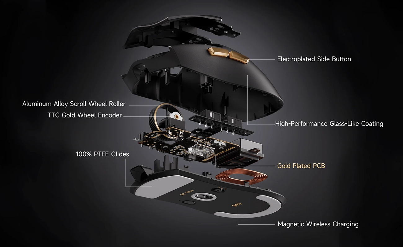 MCHOSE K7 Ultra 8K Lightweight Wireless Gaming Mouse