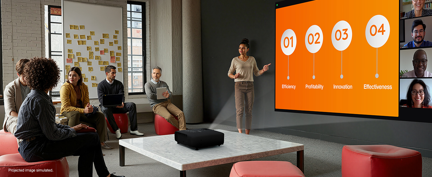 EPSON Pro EX9270 4100-Lumen Wireless Full HD 3LCD Projector (V11HB59120) 