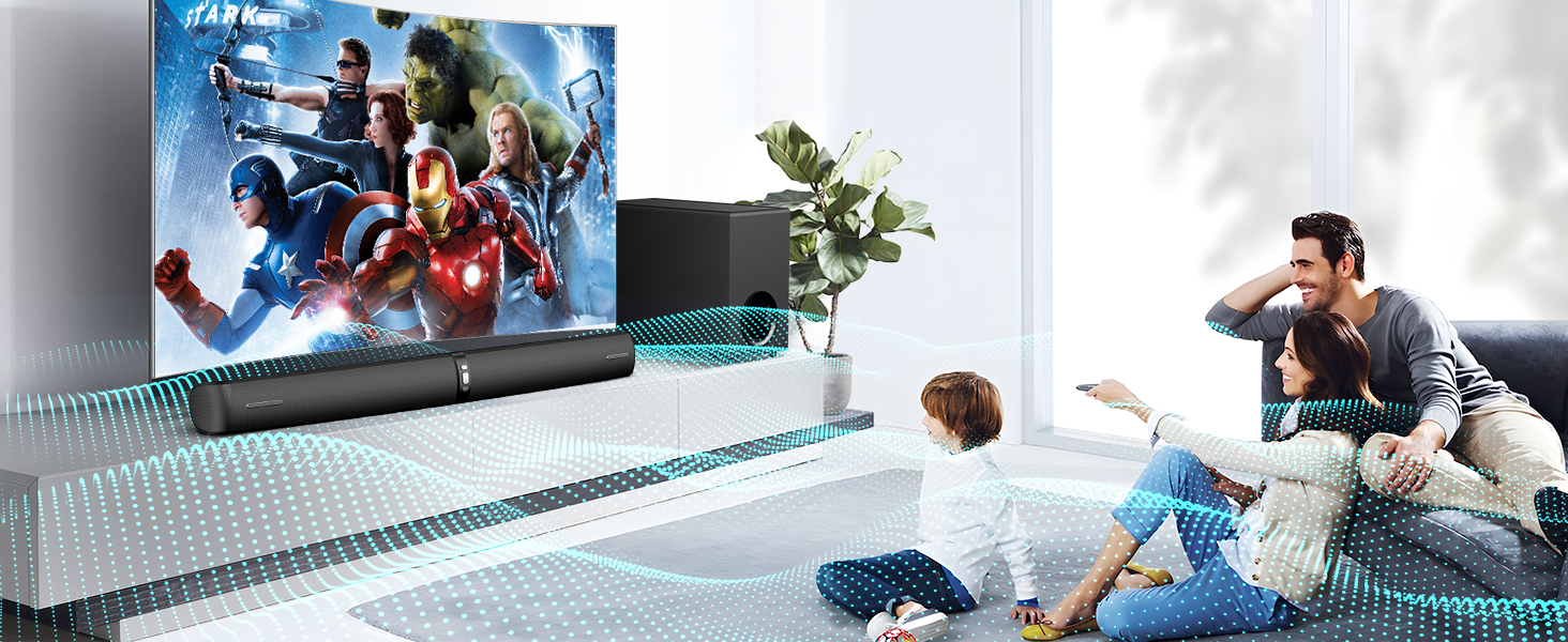 Assistrust KY-2023 Sound Bar with Subwoofer