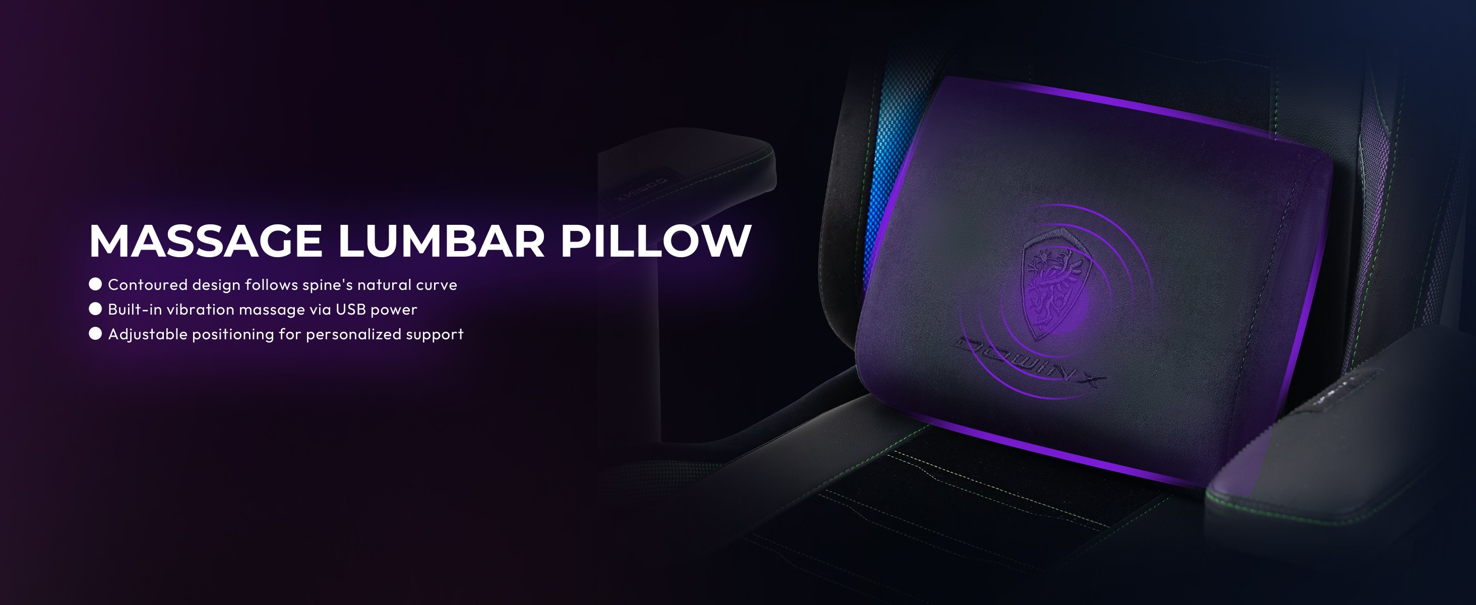 MASSAGE LUMBAR PILLOW