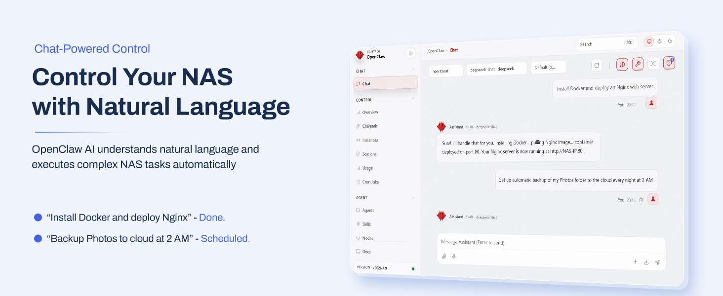 AI Natural Language NAS