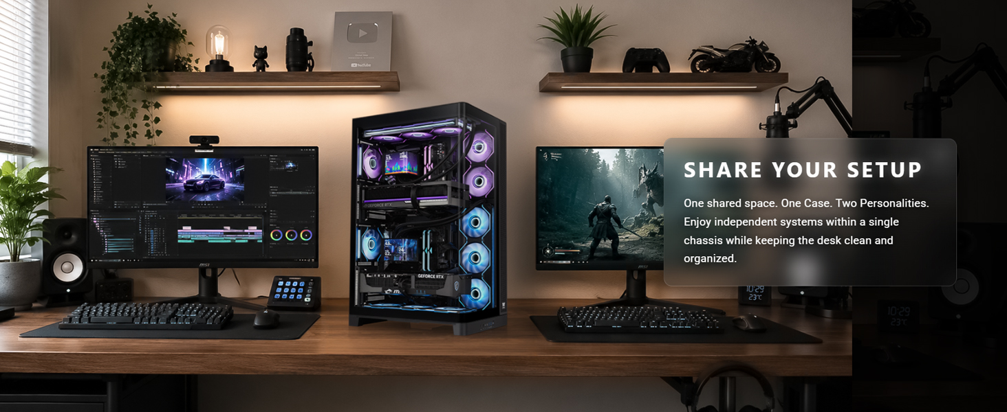 Thermaltake CAPO X Dual System Chassis