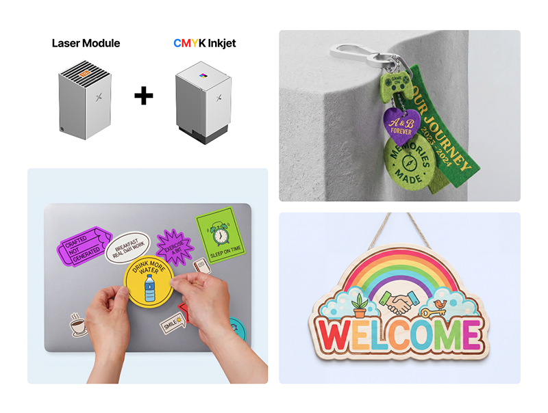 xTool M2 Color Craft Laser Cutter & Engraver