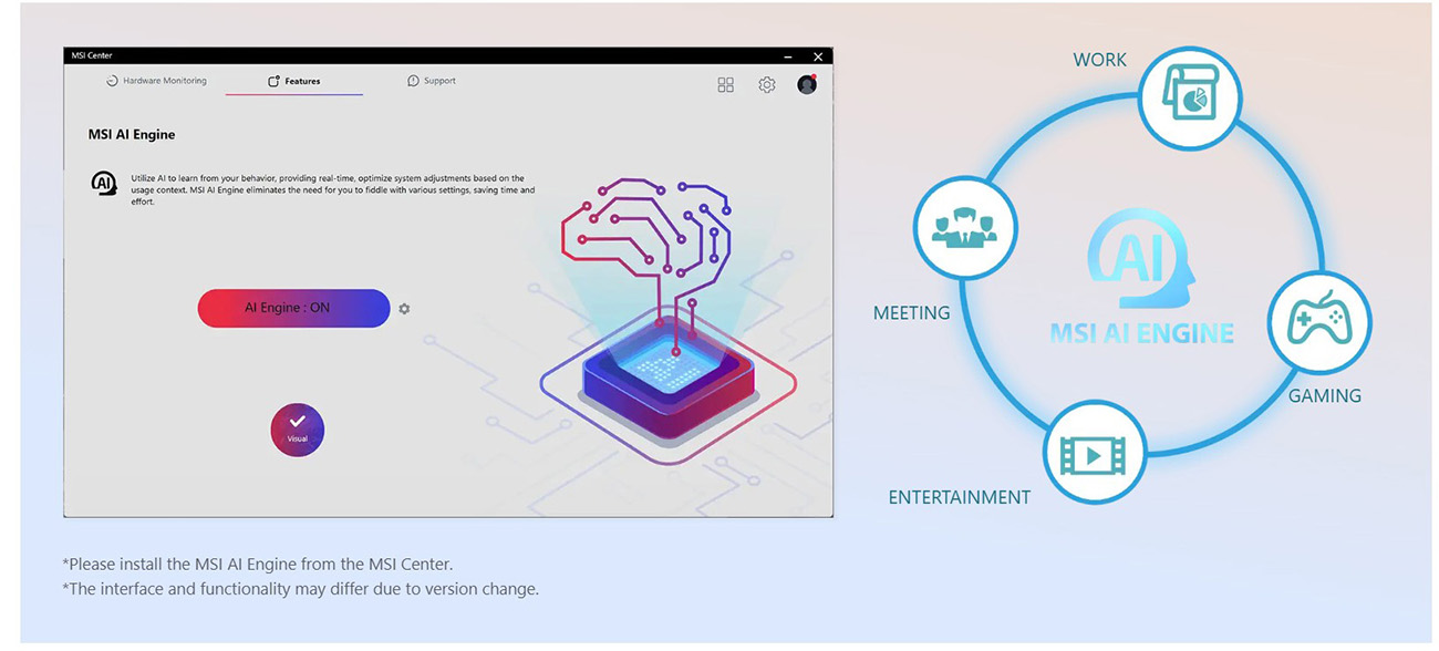 MSI Cubi NUC AI+ 3MG mini PC Barebone