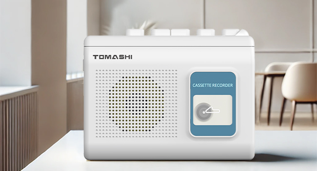 TOMASHI F-119F-318F Portable Cassette Player Tape Recorder