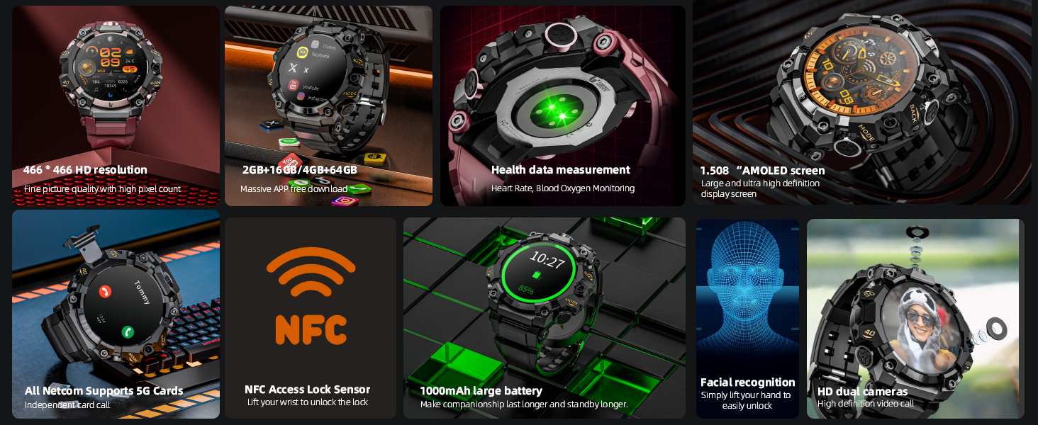 4G LTE Smart Watch
