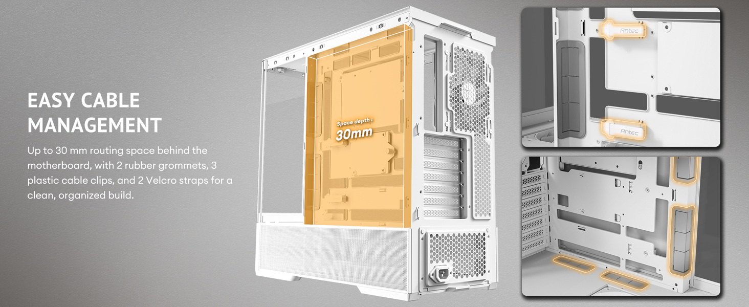  Antec C6 Curve Air White Mid-Tower Case