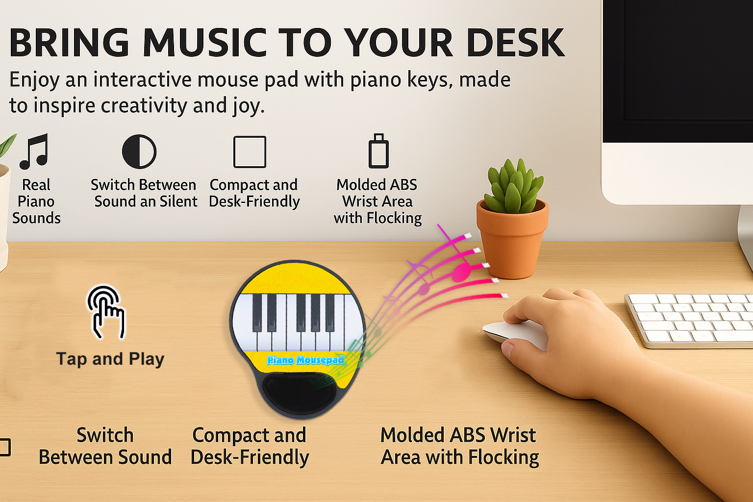 music mouse pad