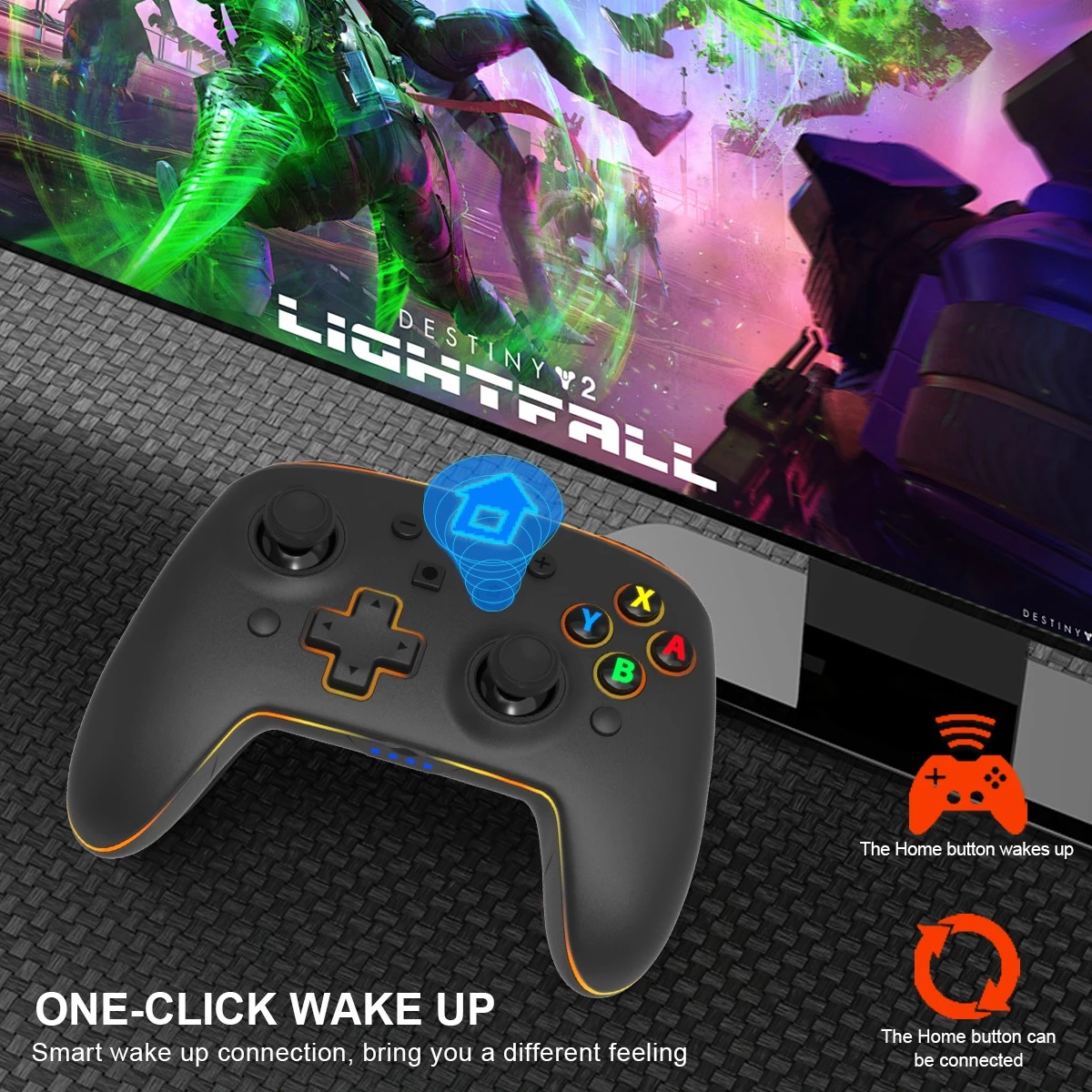 one-click can wake up the controller