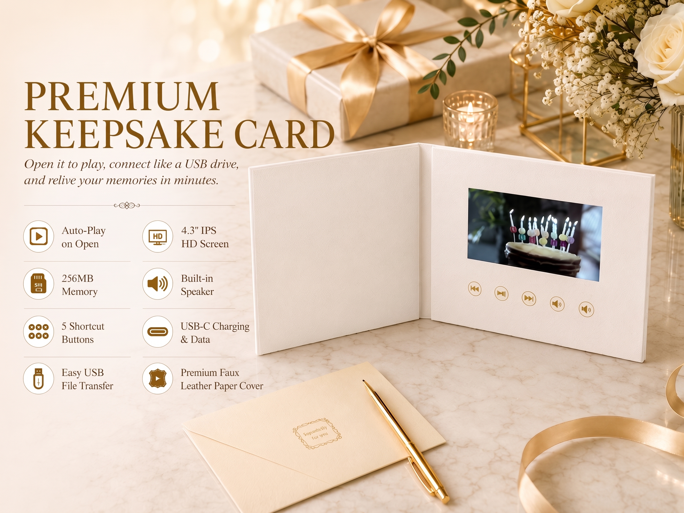 video greeting card