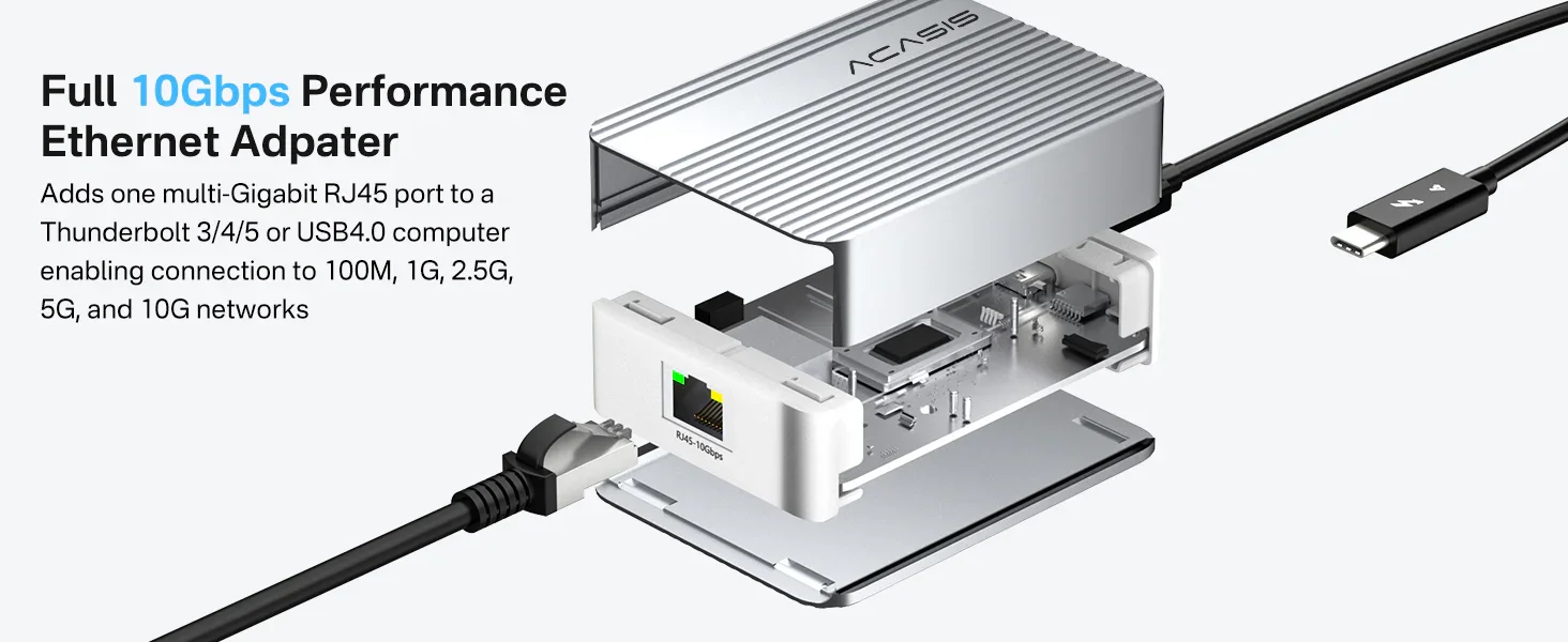 Full 10Gbps PerformanceEthernet Adpater
