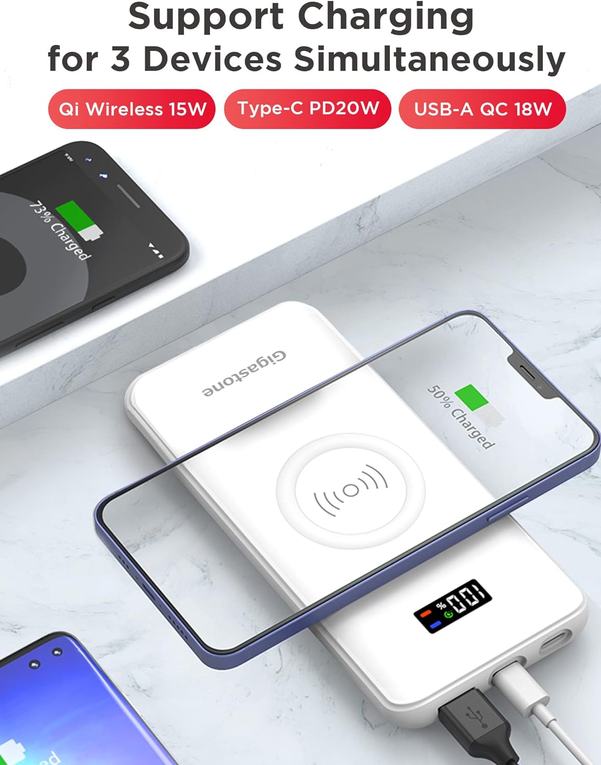 Support Charging for 3 devices simultaneously