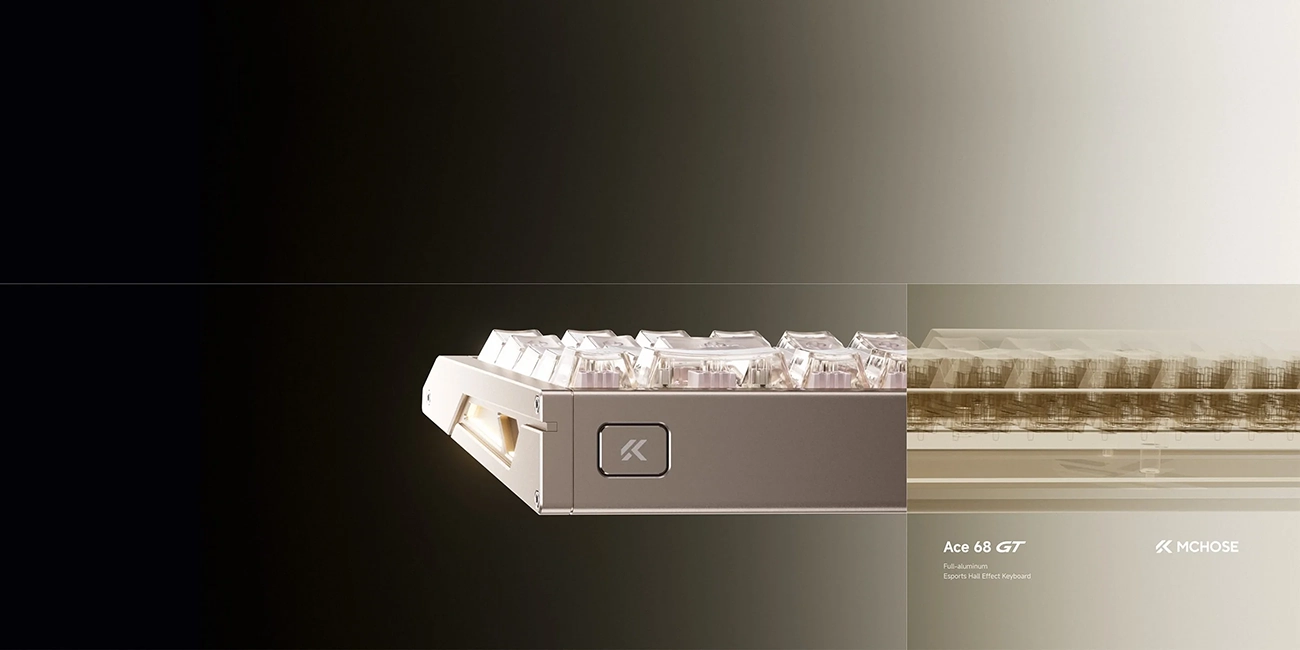 MCHOSE Ace 68 GT Full-aluminum Esports Hall Effect Keyboard
