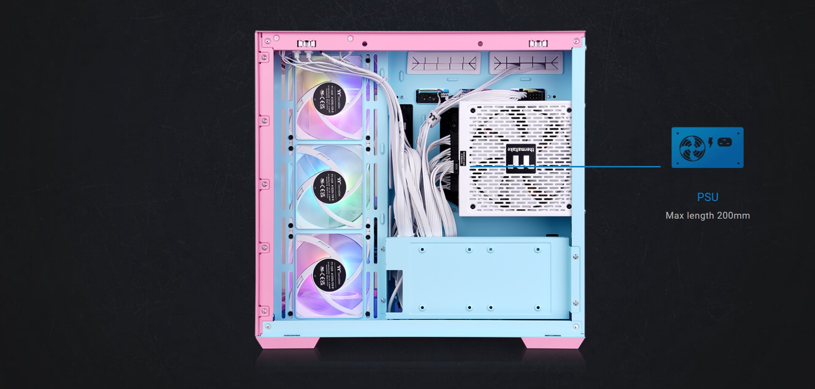 Thermaltake View 380 TG ARGB Mid Tower Chassis