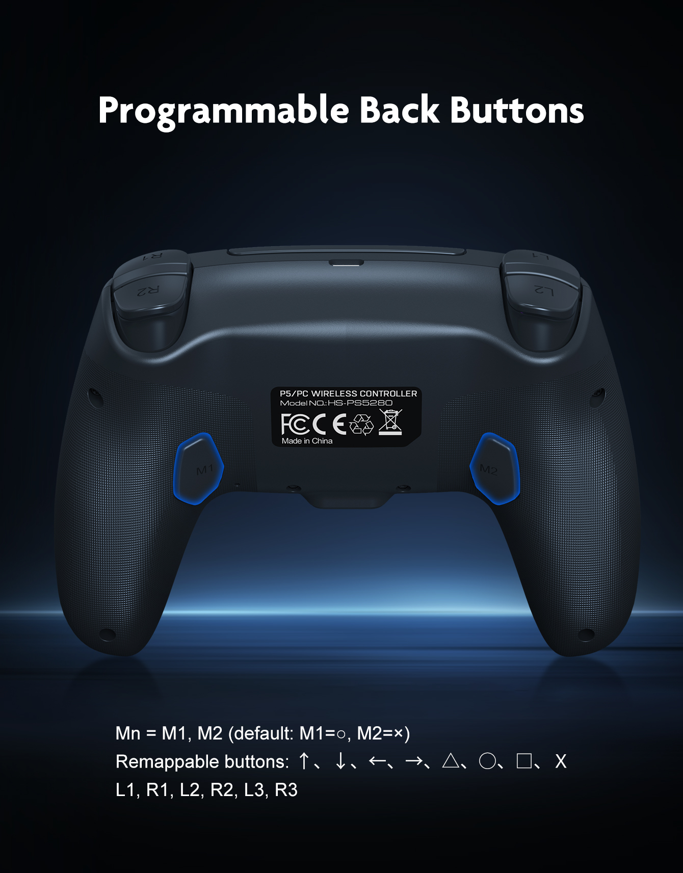 Programmable Back Buttons