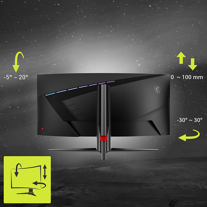 MSI MAG 345CQRF E20 Curved Gaming Computer Monitor
