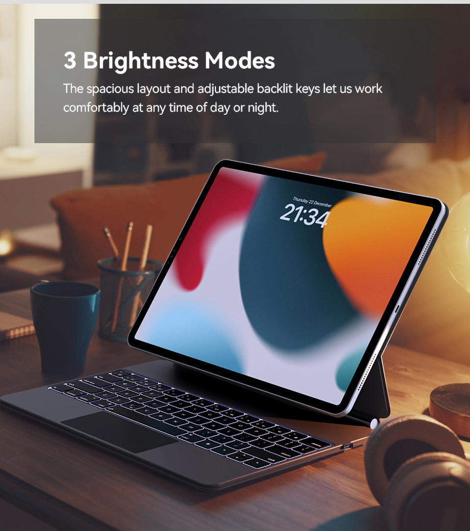 AUSDOM Magnetic Floating Magic Smart Keyboard for iPad Pro 12.9-inch