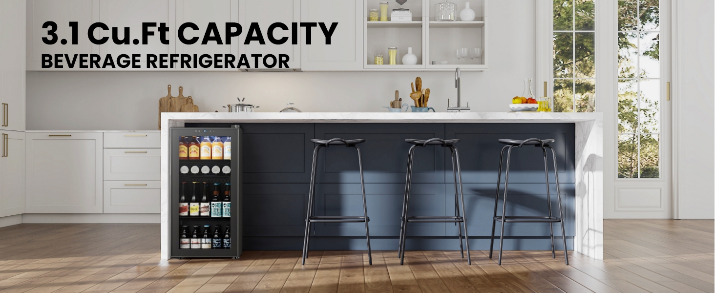 3.1 cu.ft capacity
